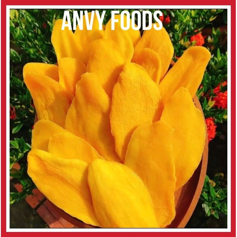 500gr Xoài Sấy Dẻo Chua Ngọt hàng xuất khẩu, ăn vặt AnVy Foods