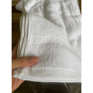 Khăn mặt trắng nhà nghỉ bình dân 28x48 cm