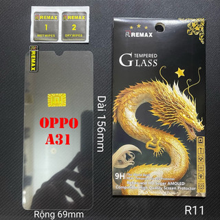 (R11)Miếng Dán Cường Lực Oppo A31 2020 Trong Suốt Chính Hãng Remax Con Rồng