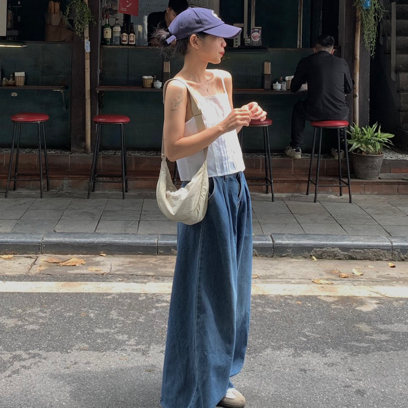 Aimee Top - Áo 2 dây viền ren dáng basic byfromSooyoung