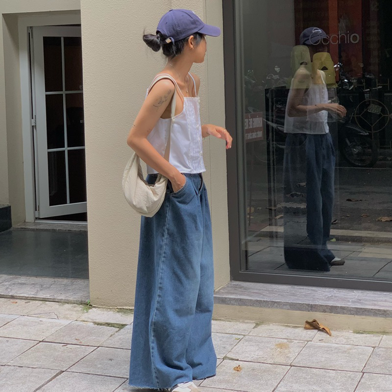 Aimee Top - Áo 2 dây viền ren dáng basic byfromSooyoung