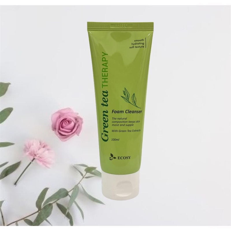 SỮA RỬA MẶT VỚI TINH CHẤT TRÀ XANH ECOSY FOAM CLEANSER 100ML