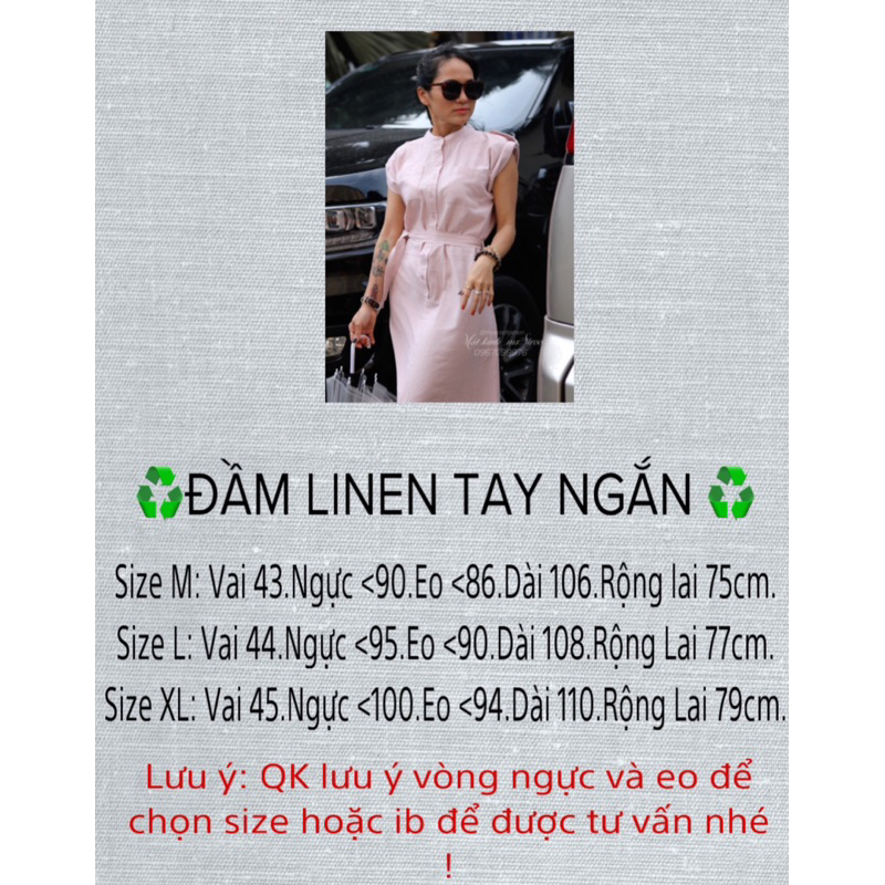 ĐẦM LINEN THIẾT KẾ - ĐÃ XỬ LÝ ĐỘ RÚT