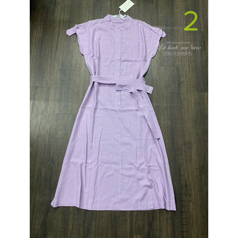 ĐẦM LINEN THIẾT KẾ - ĐÃ XỬ LÝ ĐỘ RÚT