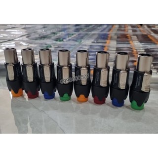 Jack biscong loa 4 Pin Neutrik bọc inox