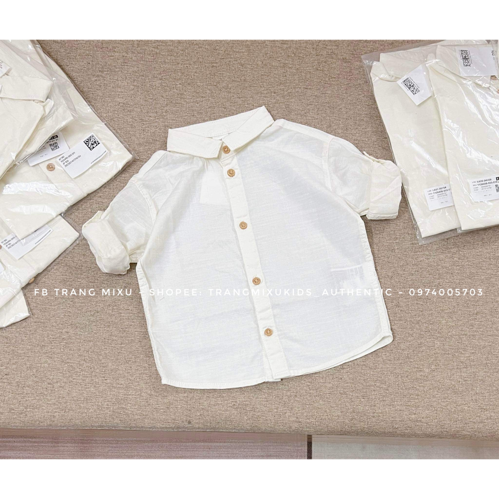 Áo sơ mi bé trai HM Auth
