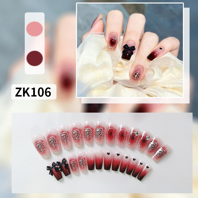 Set 24 móng tay giả làm nail ZK
