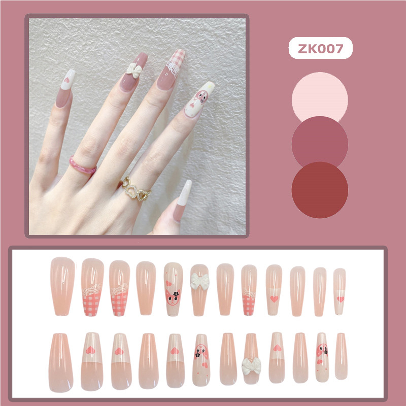 Set 24 móng tay giả làm nail ZK