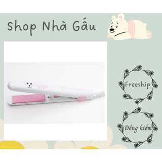 Shop nhà Gấu - Máy ép, là, duỗi tóc Mini Make Time, máy dập xù tóc tiện lợi