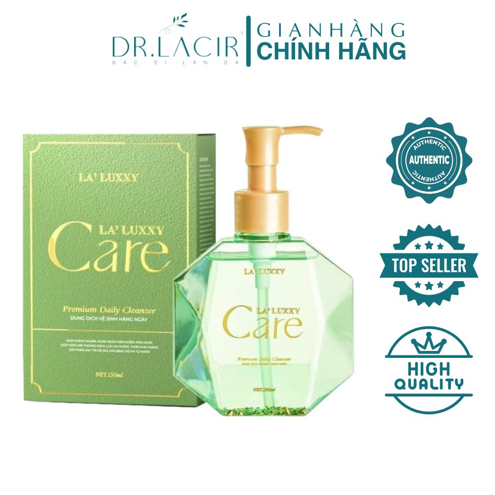 Dung dịch vệ sinh phụ nữ La'luxxy làm sạch nhẹ nhàng, khử mùi hôi thương hiệu Dr. lacir dung tích 150ml