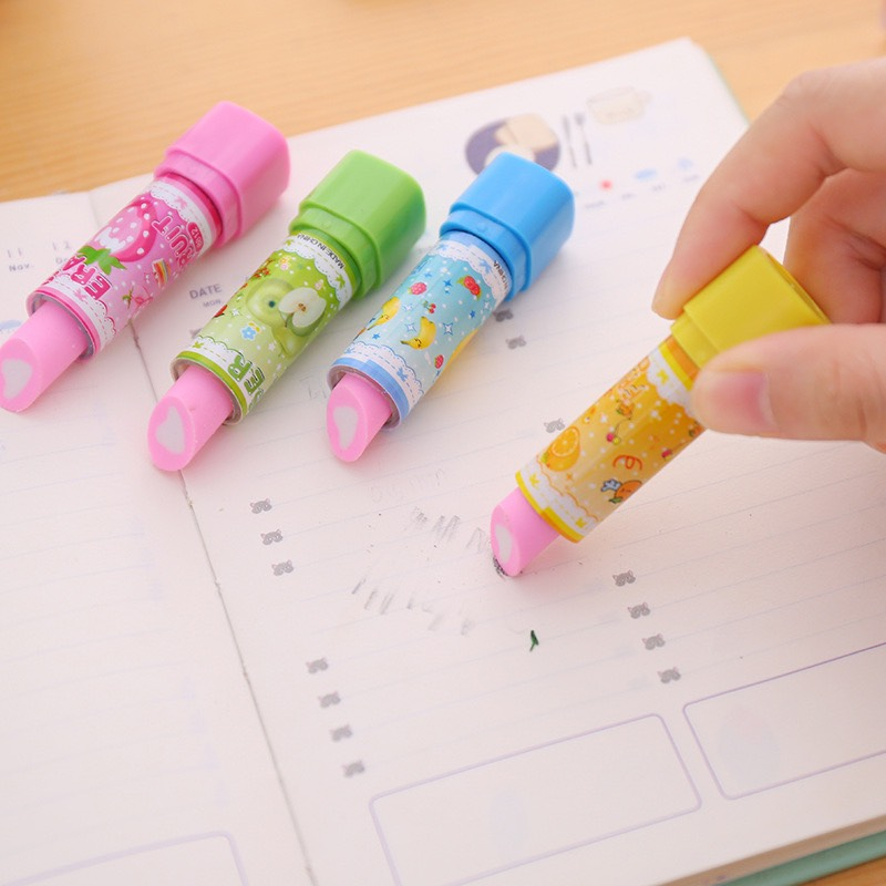 Gôm Tẩy Bút Chì Hình Cây Son Môi Độc Đáo - Cục Gôm Tẩy Văn Phòng Phẩm - GT02