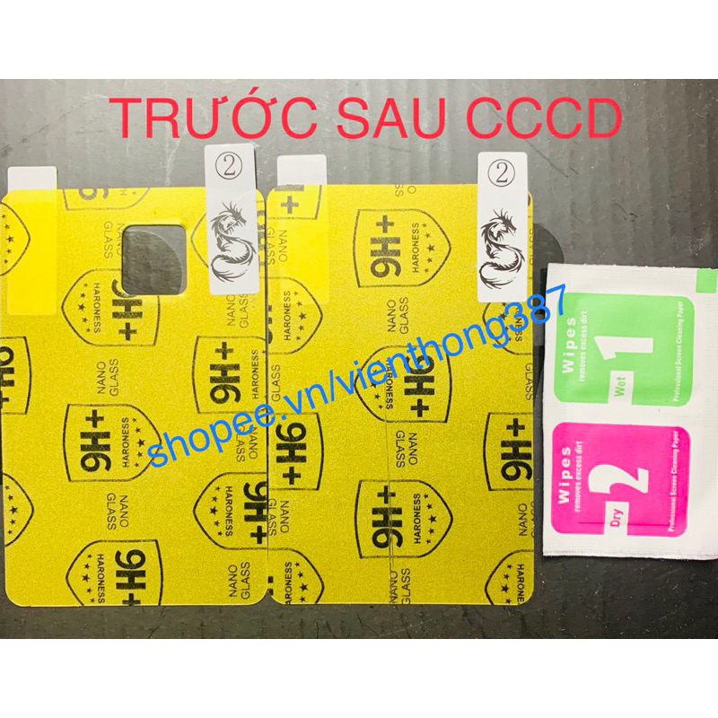 Combo 5 bộ CCCD vs 5 Bộ Giáy phép Lái Xe  nano 9h+