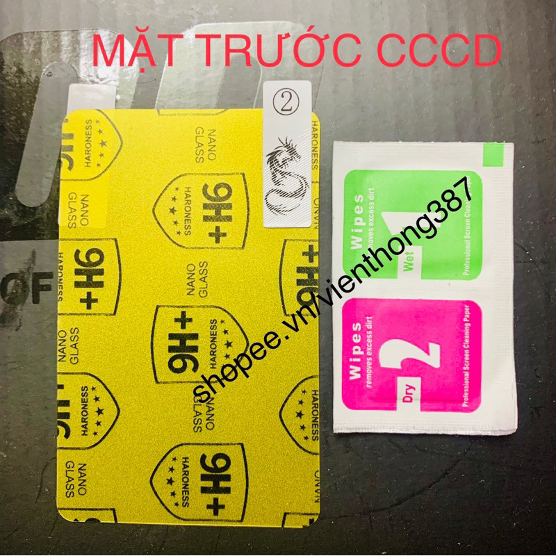 Combo 5 bộ CCCD vs 5 Bộ Giáy phép Lái Xe  nano 9h+