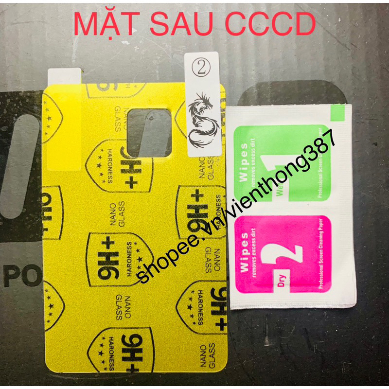 Combo 5 bộ CCCD vs 5 Bộ Giáy phép Lái Xe  nano 9h+