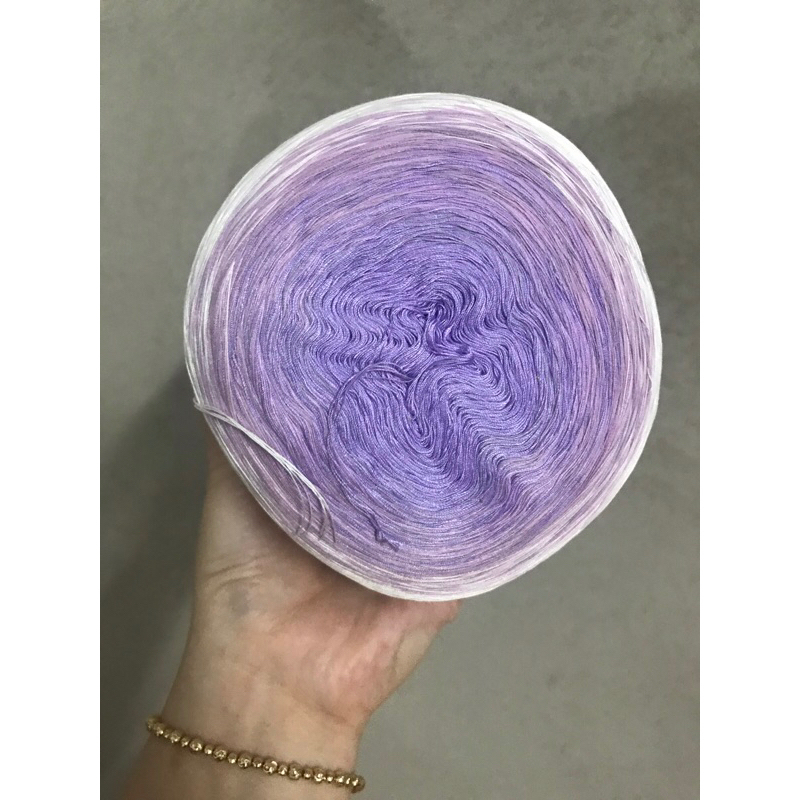 Sợi cầu vồng ombre siêu đẹp, sợi đan móc áo