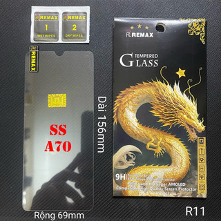 (R11)Miếng Dán Cường Lực Samsung A70 Trong Suốt Chính Hãng Remax Con Rồng