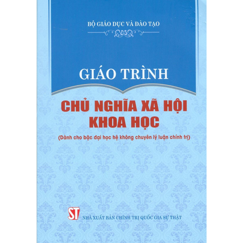 GIÁO TRÌNH CHỦ NGHĨA XÃ HỘI KHOA HỌC