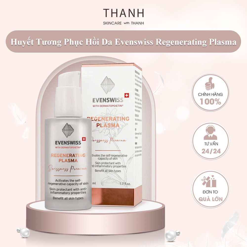 HUYẾT TƯƠNG PHỤC HỒI DA EVENSWISS PLASMA Mẫu mới dung tích 50ml