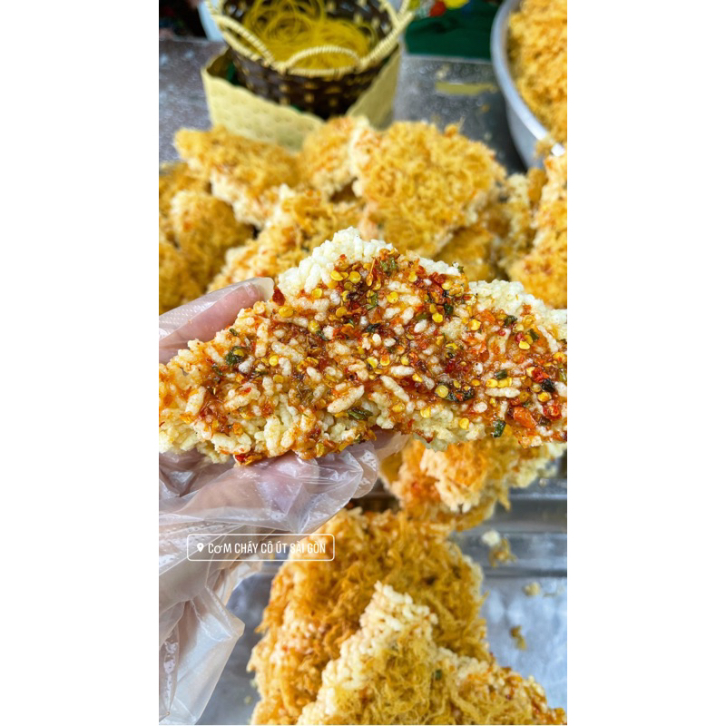 Cô út Sài Gòn - Cơm Mắm Hành size 250gr hút chân không / Hàng đi nước ngoài