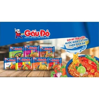 Thùng 30 gói Mì Gấu Đỏ