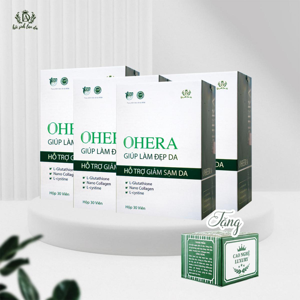 Combo 4 Hộp OHERA Dr. Ánh va Cao Nghệ Luxury