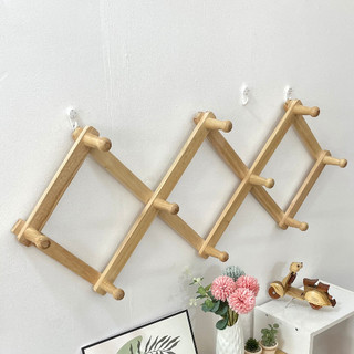 Móc treo đồ bằng gỗ tự nhiên treo mũ nón, quần áo gắn tường chính hãng Ưng decor
