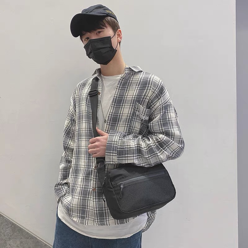 Túi Đeo Chéo Nam Nữ Unisex Chống Nước 🎒 Túi Dáng Hộp 🎒 Size 22x16x7cm