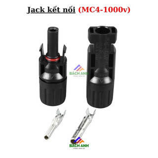 Jack kết nối MC4-1000V (IP67), (cặp đực + cái)