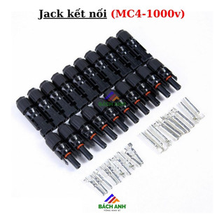 Jack kết nối MC4-1000V (IP67), (cặp đực + cái)