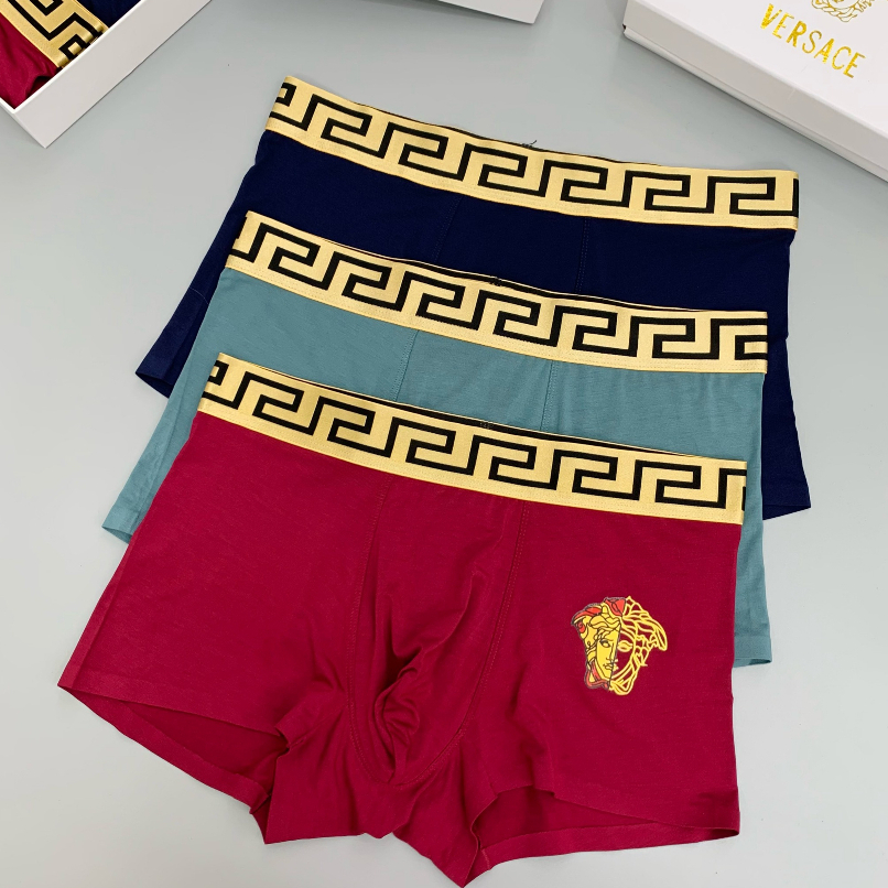 Quần lót, sịp, chip Versace combo 3 chiếc thun lạnh SC fullbox