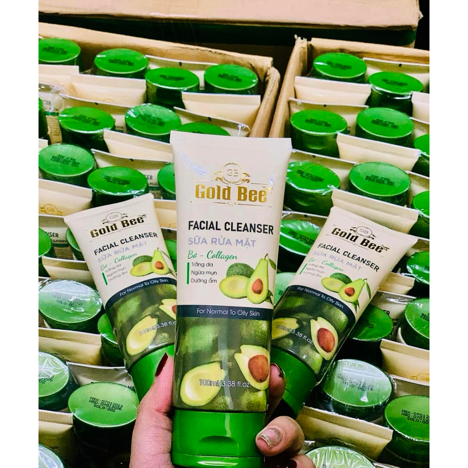 SỮA RỬA MẶT BƠ - GOLD BEE tuýp 100ml