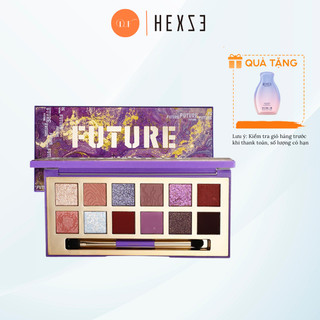 Bảng phấn mắt 12 màu hexze future màu p02 galaxy clound kèm cọ