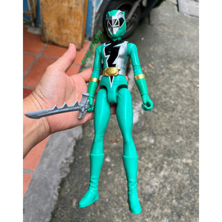 Mô hình nhân vật siêu nhân Power Ranger cỡ lớn màu xanh lá cao 27cm hàng Hasbro Nobox