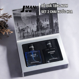 Bộ Quà Tặng Nam Set Hai Chai Nước Hoa, Tặng Sinh Nhật Cho Nam Kèm Hộp Túi
