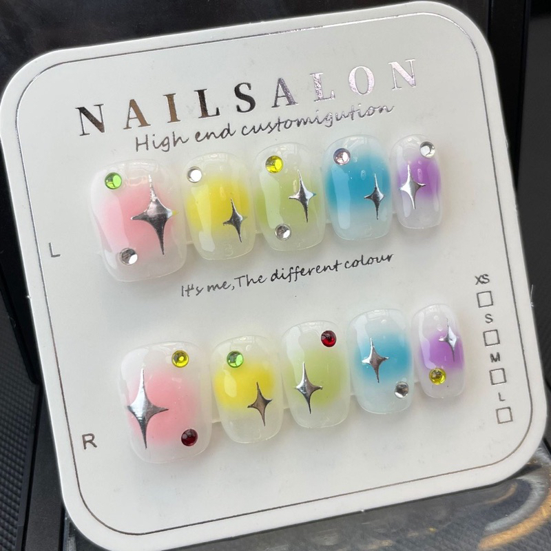 Nails Box Form Ngắn Style Y2K