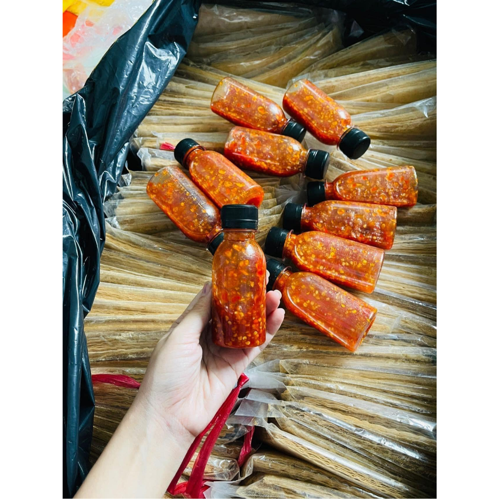 Chai ớt rim mật ong siêu cay thơm ngon