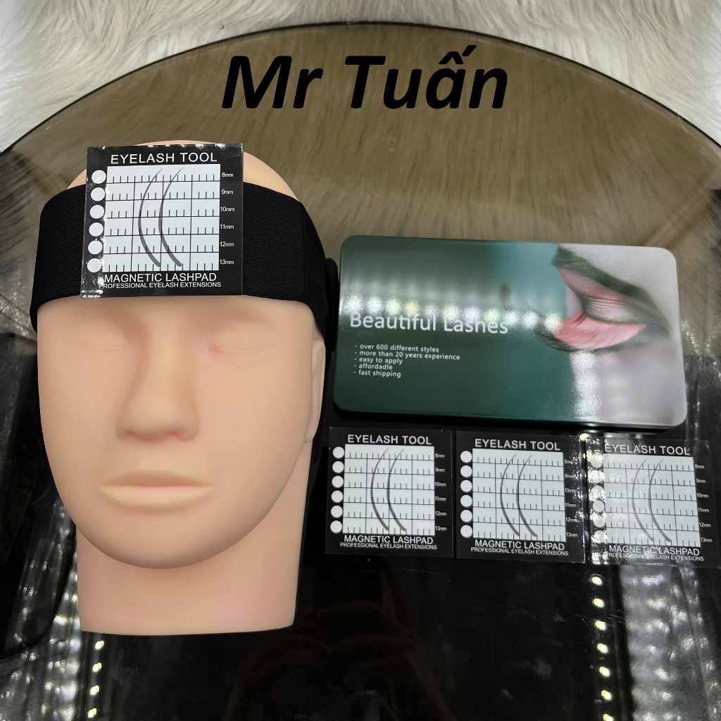 Băng đô hít mi, nam châm_dụng cụ nối mi_keo nối mi_MR TUẤN