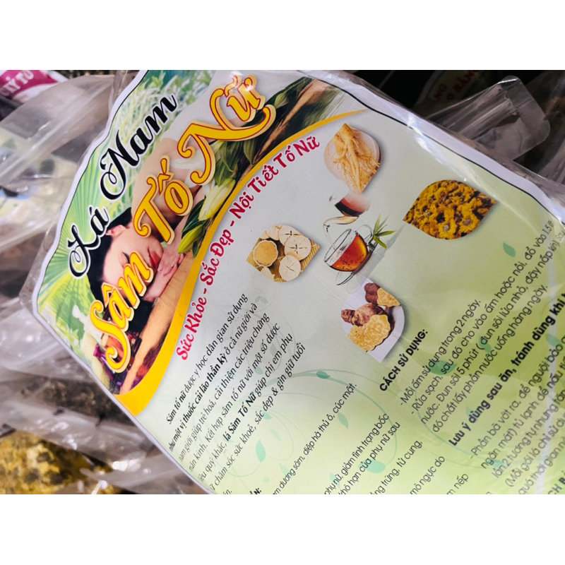 Trà sâm tố nữ 15 gói-1kg 8 vị