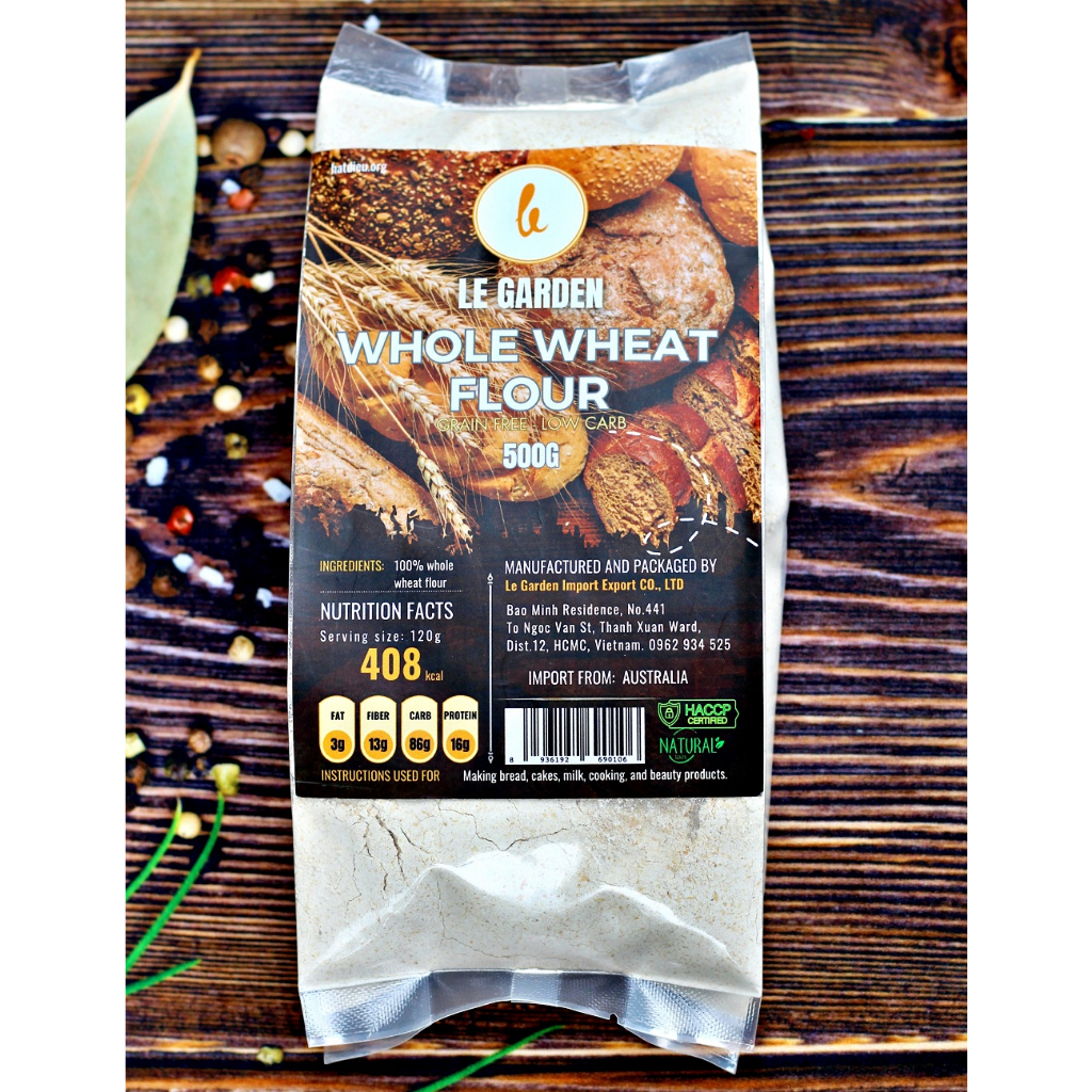 Bột lúa mì nguyên cám cao cấp nhập khẩu từ Autralia