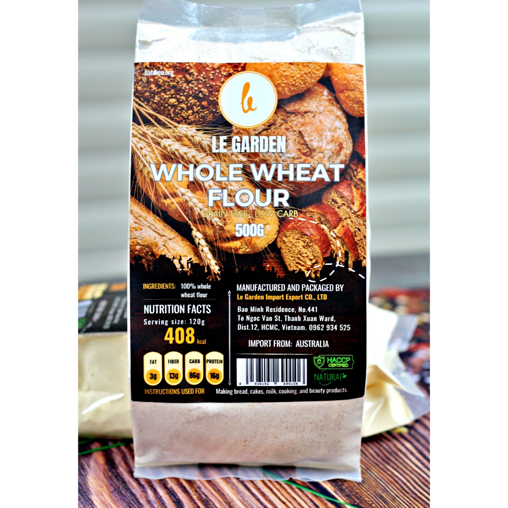 Bột lúa mì nguyên cám cao cấp nhập khẩu từ Autralia