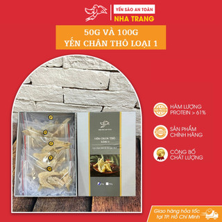 Yến sào Khánh Hoà nguyên chất, dòng yến chân thô, còn lông cho người sành ăn- set 10 túi/100g Yến sào an toàn.