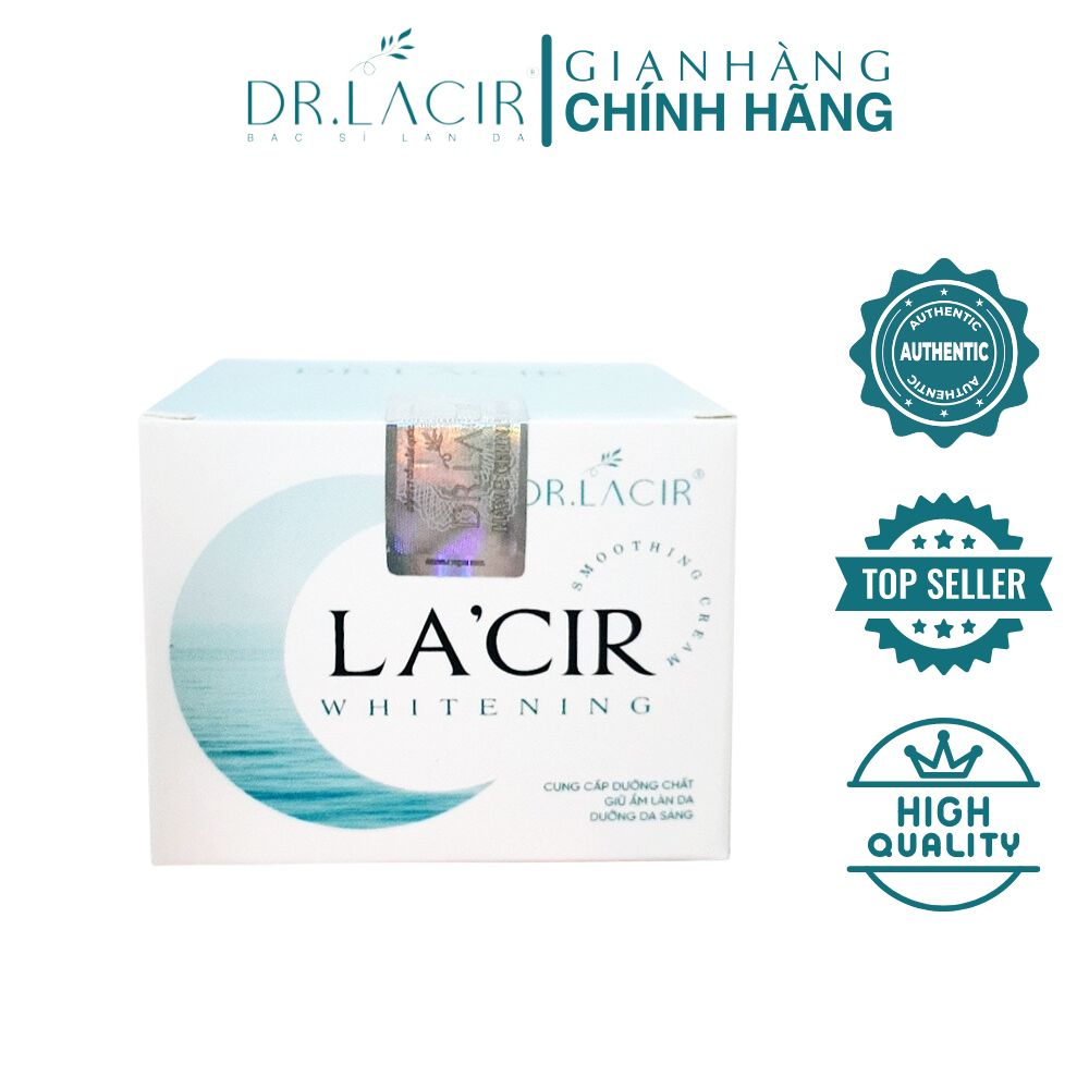 Kem dưỡng da ban đêm LA'CIR WHITENING cấp ẩm cho da thương hiệu Dr.lacir hộp 5gr