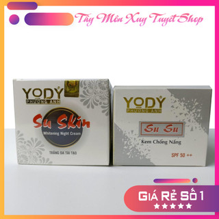 Combo Kem dưỡng ngày đêm Su Su Su Skin Yody White Phương Anh