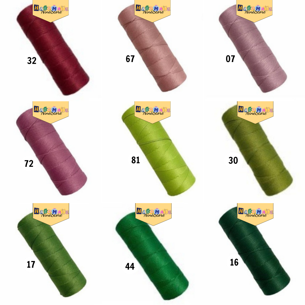 Sợi dệt lõi xám cuộn 130g sợi 2mm dùng làm handmade, móc túi, nón màu đẹp không xù_Nine Store