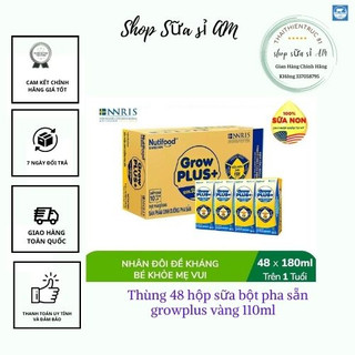 Sữa bột pha sẵn Nutifood Growplus sữa non - vàng 180ml Nutifood