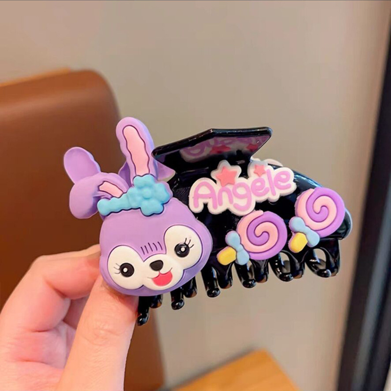 Kẹp tóc cho bé chi tiết họat hình dễ thương phần kẹp chắc chắn màu sắc tươi sáng