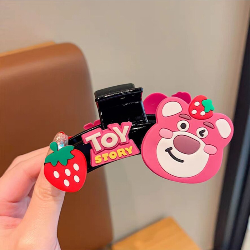 Kẹp tóc cho bé chi tiết họat hình dễ thương phần kẹp chắc chắn màu sắc tươi sáng