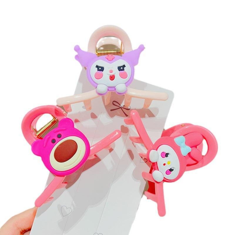 Kẹp tóc cho bé chi tiết họat hình dễ thương phần kẹp chắc chắn màu sắc tươi sáng