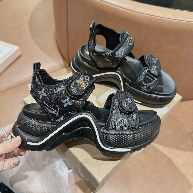 Sandal LV hàng vnxk - Về mầu bạc mới hót 2023