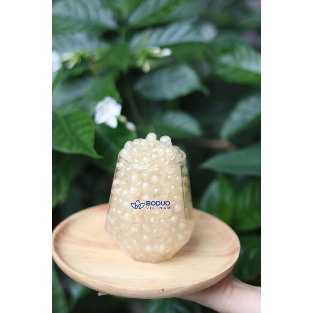 THẠCH THỦY TINH/ HẠT NỔ CỦ NĂNG BODUO túi 1kg, dùng ăn ngay- không cần nấu